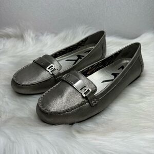 Anne Klein Sport Best of Me Pewter Slip On Flats 10